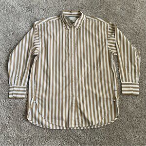 NWT J.Crew Striped Relaxed Cotton Button Down Shirt Women’s Size 6